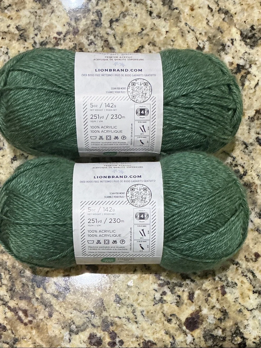 Lion Brand Heartland Yarn in Rocky Mountains - 2 Skeins - Picture 3 of 8
